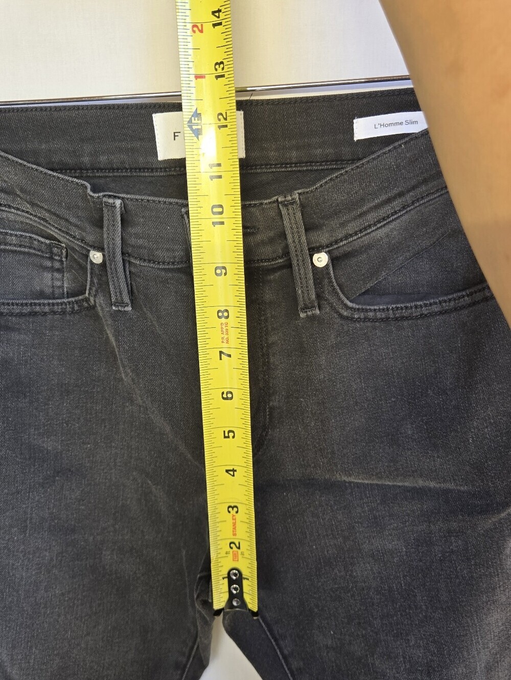 Frame Mens Denim Slim Straight Chinos in Brown and Black-size 32 Set Of 2 - Picture 4 of 11